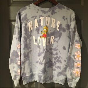 The Simpsons Tie Dye Graphic Sweatshirt